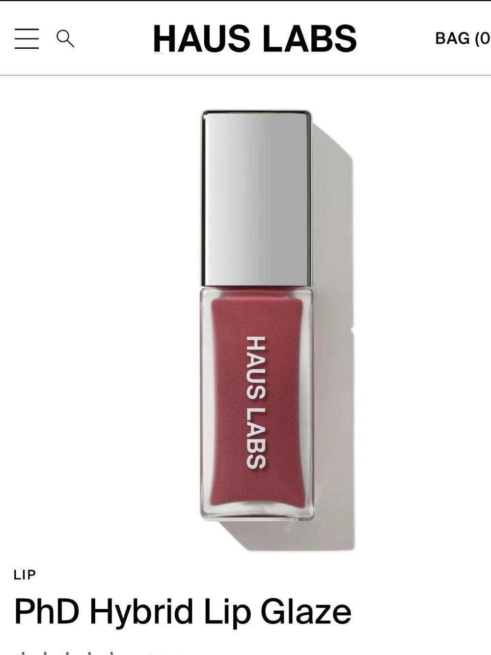 Haus Labs By Lady Gaga PhD Hybrid Lip Glaze — Guava